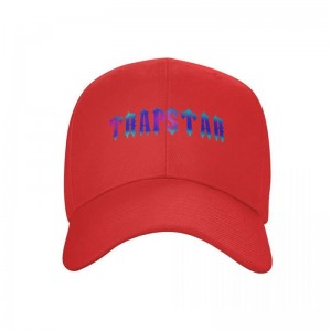 Trapstar Black Cap Hüte Herren Rot Schweiz | SR84-676