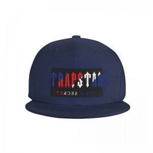 Trapstar Chenille Baseball Cap Hüte Herren Blau Schweiz | OK99-527