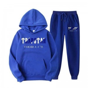 Trapstar Chenille Decoded Mit Kapuze Trainingsanzug Herren Blau Schweiz | MA60-057