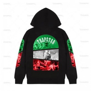 Trapstar Chenille Hunter X Hunter Hoodie Herren Schwarz Schweiz | JJ53-495