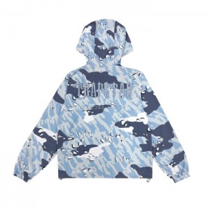 Trapstar Decoded Camo Windbreaker Oberbekleidung Herren Blau Camouflage Schweiz | IZ36-499