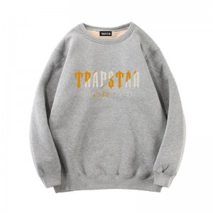 Trapstar Fleece It's a Secret Sweatshirts Herren Grau Schweiz | VF16-558