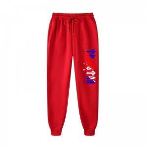 Trapstar Fleece London Shining Hose Herren Rot Schweiz | VC59-807