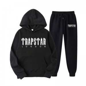 Trapstar Fleece London Shining Trainingsanzug Herren Schwarz Schweiz | GT12-679