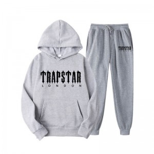 Trapstar Fleece London Trainingsanzug Herren Grau Schweiz | DF20-420