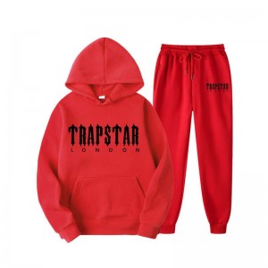 Trapstar Fleece London Trainingsanzug Herren Rot Schweiz | RC94-786