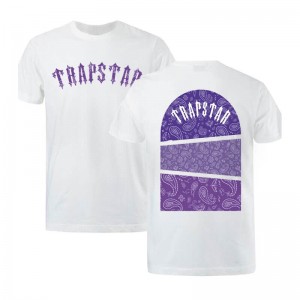 Trapstar Football Top T-shirts Herren Weiß Schweiz | IA81-639