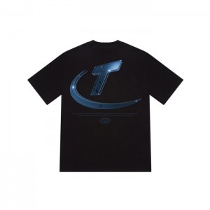 Trapstar Hyperdrive High Density Tee T-shirts Herren Schwarz Schweiz | WH44-076