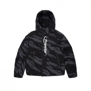 Trapstar Hyperdrive Technical Puffer Oberbekleidung Herren Grau Camouflage Schweiz | JU09-498