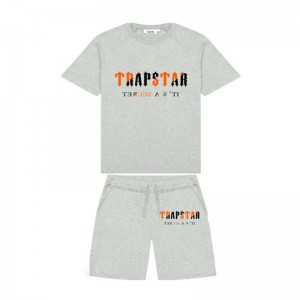 Trapstar It's A Secret Set Kurze Hose Herren Grau Schweiz | JI20-828