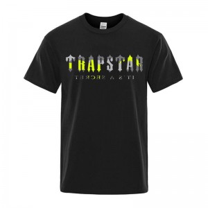 Trapstar Its a Secret Dave T-shirts Herren Schwarz Schweiz | MU45-863