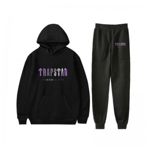 Trapstar It's a Secret Funny Galaxy Shining Trainingsanzug Herren Schwarz Schweiz | YK50-773