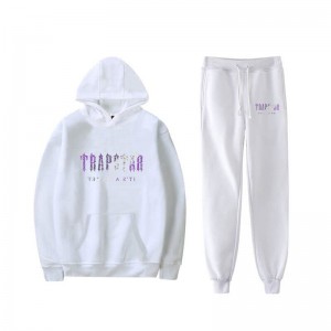 Trapstar It's a Secret Funny Galaxy Shining Trainingsanzug Herren Weiß Schweiz | TO63-548