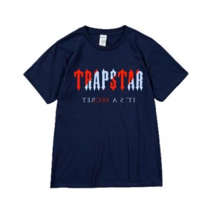 Trapstar It's a Secret Kurzes Sleeve T-shirts Herren Blau Schweiz | MP26-212