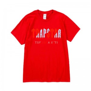 Trapstar It's a Secret Kurzes Sleeve T-shirts Herren Rot Schweiz | DO34-958