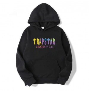 Trapstar It's a Secret Print Hoodie Herren Schwarz Schweiz | GV21-077