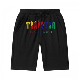 Trapstar It's a Secret Shinning Galaxy Kurze Hose Herren Schwarz Schweiz | EE69-969