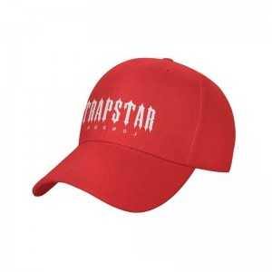 Trapstar London Baseball Caps Hüte Herren Rot Schweiz | QE94-580