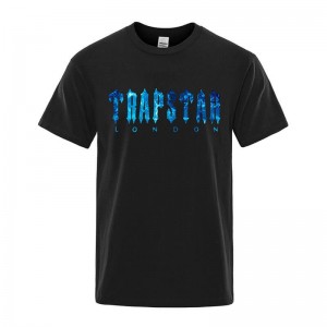 Trapstar London Chenille Tee T-shirts Herren Schwarz Schweiz | UO67-554