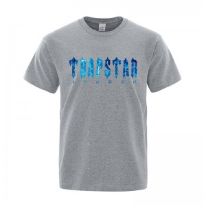 Trapstar London Chenille Tee T-shirts Herren Grau Schweiz | RV08-479