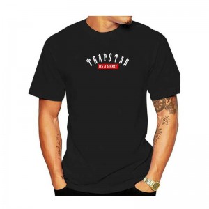 Trapstar London Co-Branded Kurzes Sleeve T-shirts Herren Schwarz Schweiz | BK02-646