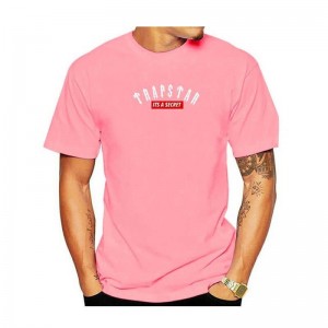 Trapstar London Co-Branded Kurzes Sleeve T-shirts Herren Rosa Schweiz | FQ11-295