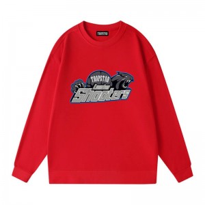 Trapstar London Its Shooters Logo Sweatshirts Herren Rot Schweiz | PE52-621