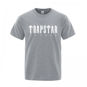 Trapstar London Letter Printed T-shirts Herren Grau Schweiz | IL91-300