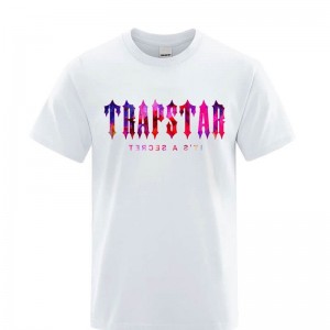 Trapstar London Sunset It's a Secret T-shirts Herren Weiß Schweiz | EI99-311