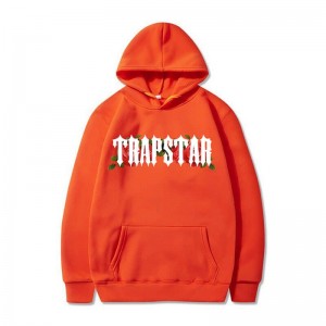 Trapstar Long Sleeve Hoodie Herren Orange Schweiz | IL98-547