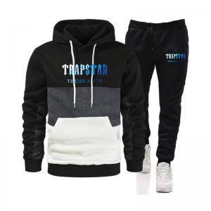 Trapstar Merch It's a Secret Printed Logo Trainingsanzug Herren Schwarz Schweiz | ZE22-238