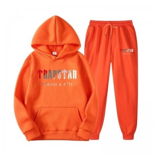 Trapstar Orange It's A Secret Set Trainingsanzug Herren Orange Schweiz | ON70-506