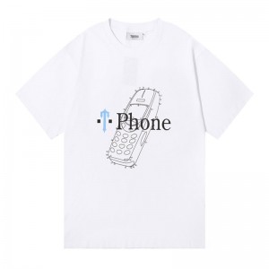 Trapstar Paint Splatter Phone T-shirts Herren Weiß Schweiz | MV79-644