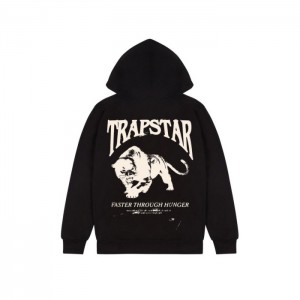 Trapstar Panthera Hoodie Herren Schwarz Schweiz | DO21-009