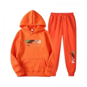 Trapstar Printed Autumn Winter Warm Sportswear Trainingsanzug Herren Orange Schweiz | OB77-938