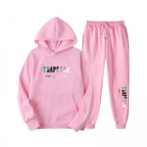 Trapstar Printed Autumn Winter Warm Sportswear Trainingsanzug Herren Rosa Schweiz | KC98-901