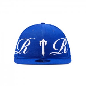 Trapstar Script Fitted Hüte Herren Blau Weiß Schweiz | SY39-500