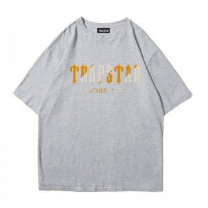 Trapstar Shinning Galaxy its a Secret T-shirts Herren Grau Schweiz | ZI51-782