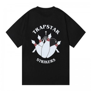 Trapstar Signature Strikers T-shirts Herren Schwarz Schweiz | DN19-179