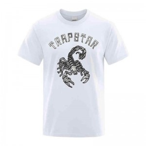 Trapstar Spider Printed Graphic Tee T-shirts Herren Weiß Schweiz | QO70-552