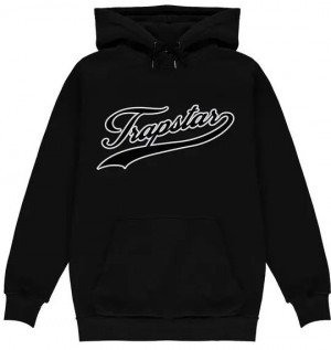 Trapstar Strike Hoodie Herren Schwarz Schweiz | PV23-387