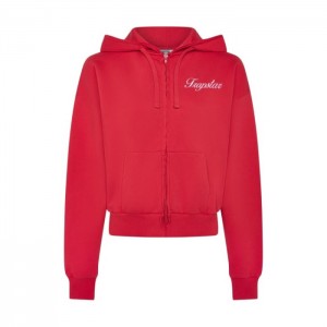 Trapstar TS-Star Zip Up Track Oberteil Damen Rot Schweiz | FP70-646