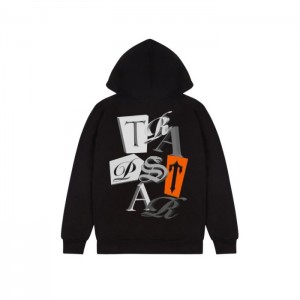 Trapstar TS Script 3D Edition Hoodie Herren Schwarz Schweiz | SF43-226