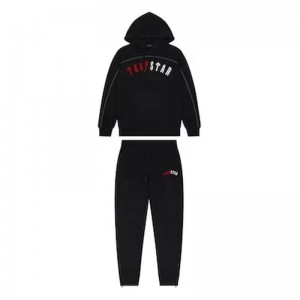 Trapstar Warm Irongate Arch Chenille Trainingsanzug Herren Schwarz Schweiz | OM31-257