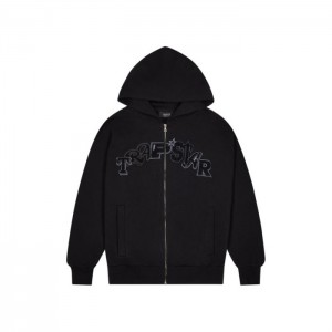 Trapstar Wildcard Chenille Zip Hoodie Herren Schwarz Schweiz | JO42-895