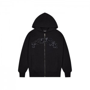 Trapstar Wildcard Chenille Zip Hoodie Trainingsanzug Herren Schwarz Schweiz | GU61-281