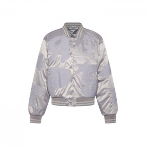 Trapstar Wildcard Stadium Jacket Oberbekleidung Herren Silber Schweiz | CT74-869