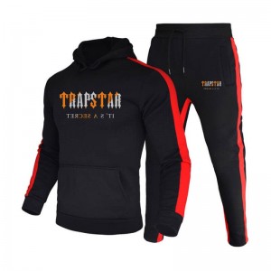 Trapstar Winter Logo Mit Kapuze Trainingsanzug Herren Schwarz Schweiz | KS40-862