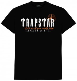 Trapstar X Central C T-shirts Herren Schwarz Schweiz | ZO35-811