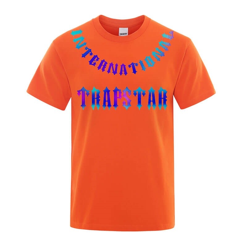 Trapstar 3D Printed Tiger T-shirts Herren Orange Schweiz | SE56-923